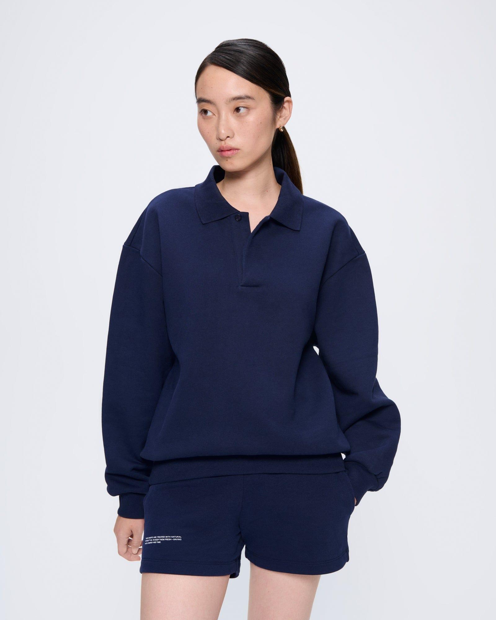 Womens DNA Heavyweight Polo Sweatshirt by PANGAIA