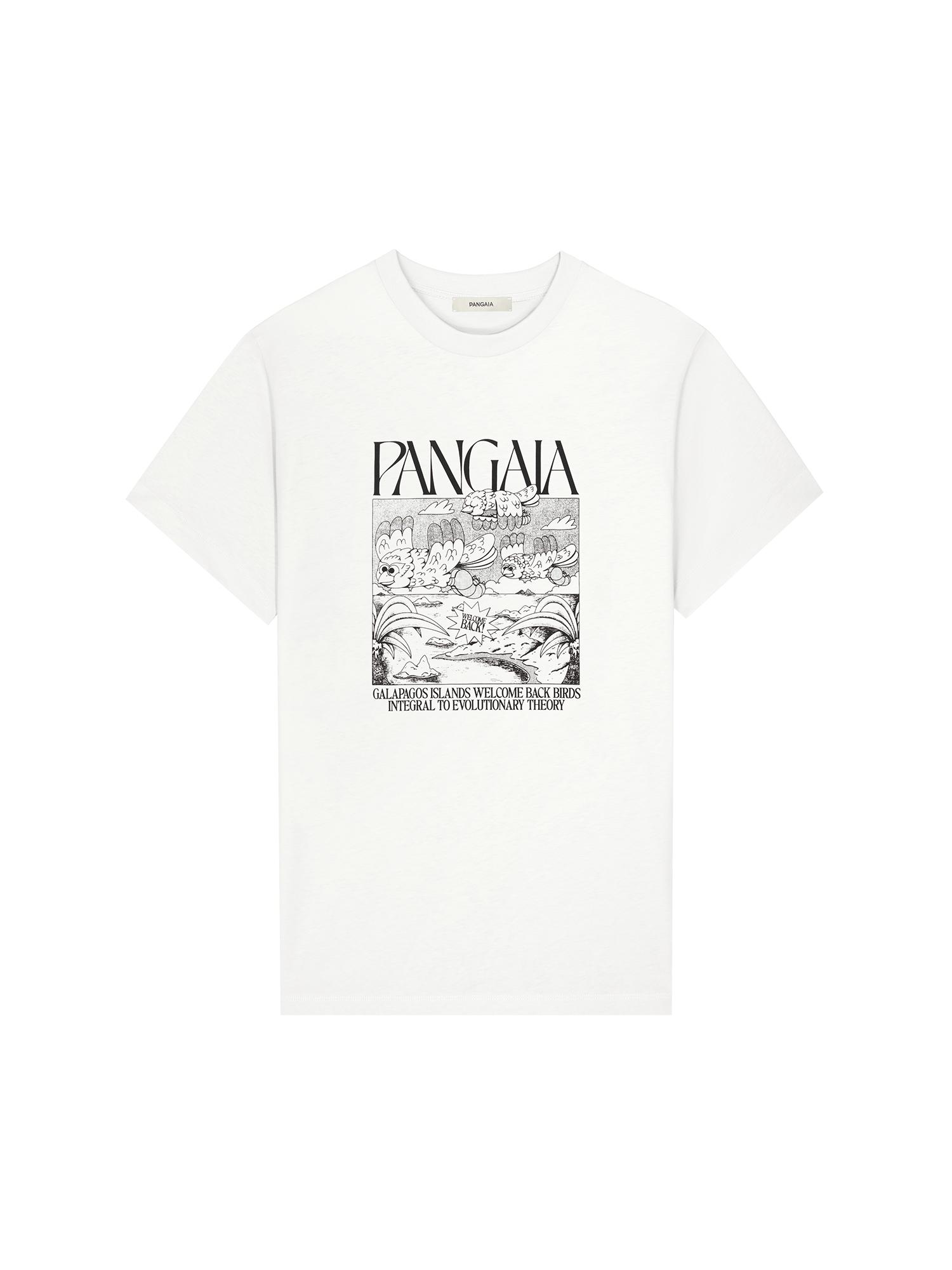Womens Finches Return Hope T-Shirt - Off by PANGAIA