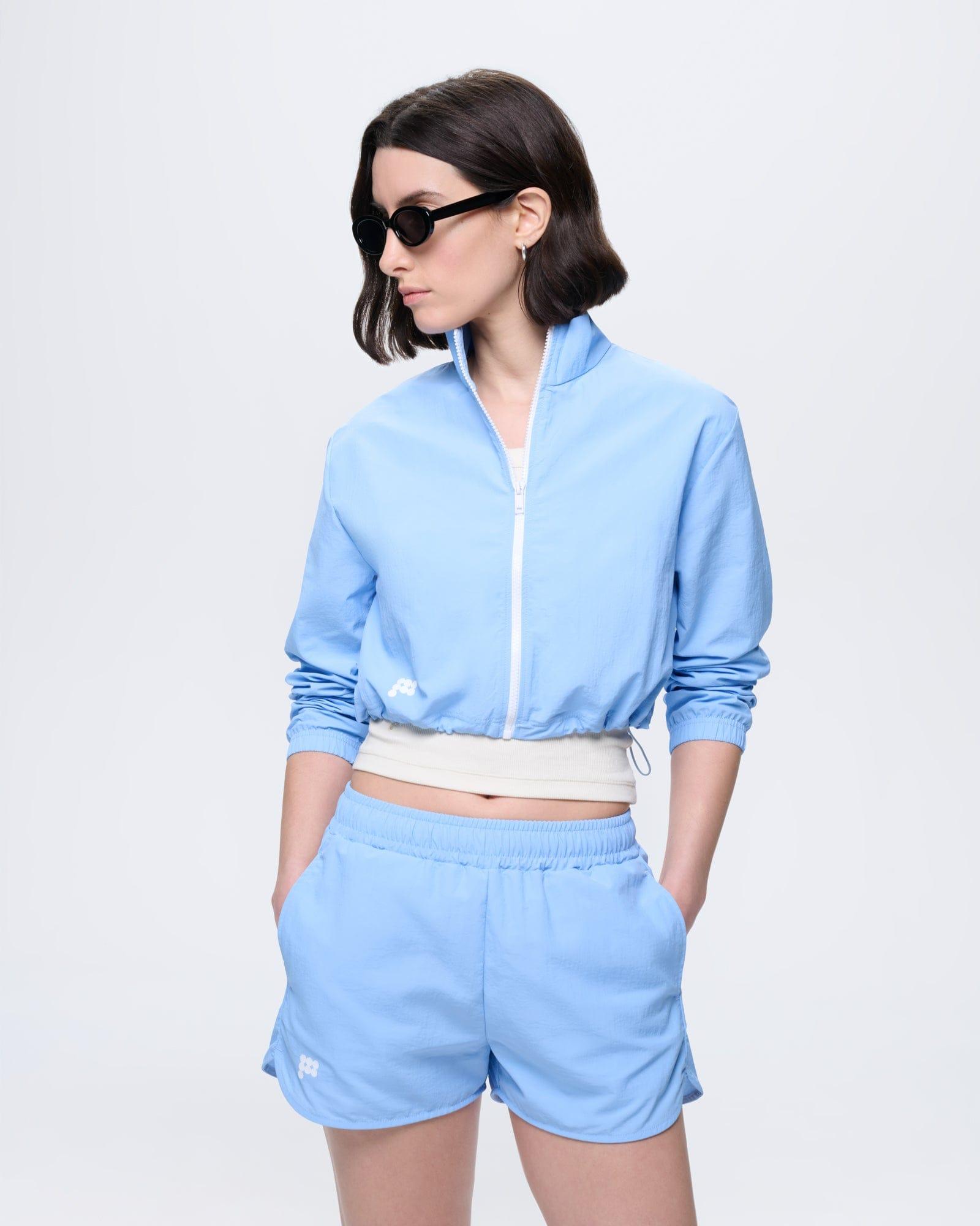 Womens Recycled Nylon Zip Up Jacket by PANGAIA
