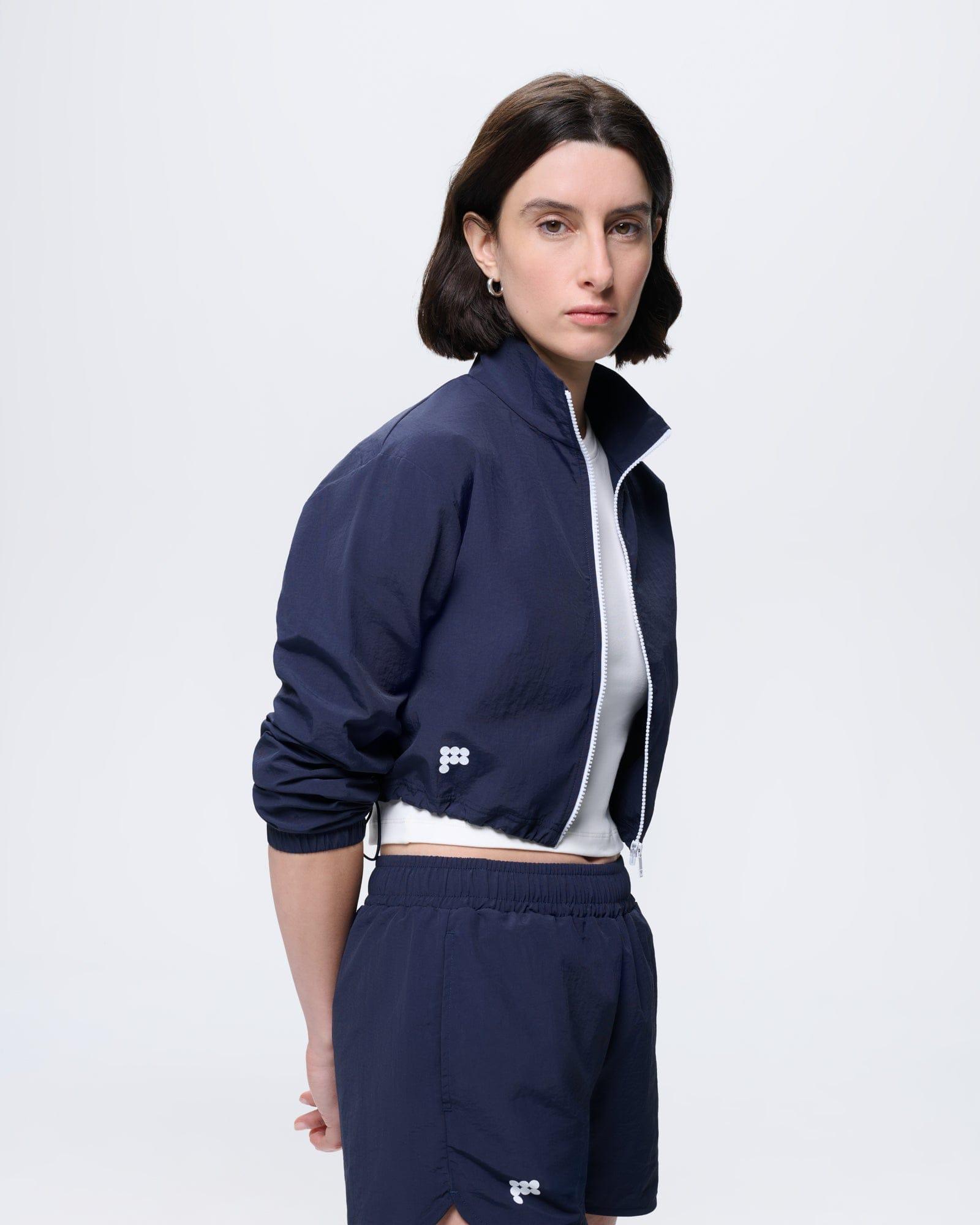 Womens Recycled Nylon Zip Up Jacket by PANGAIA