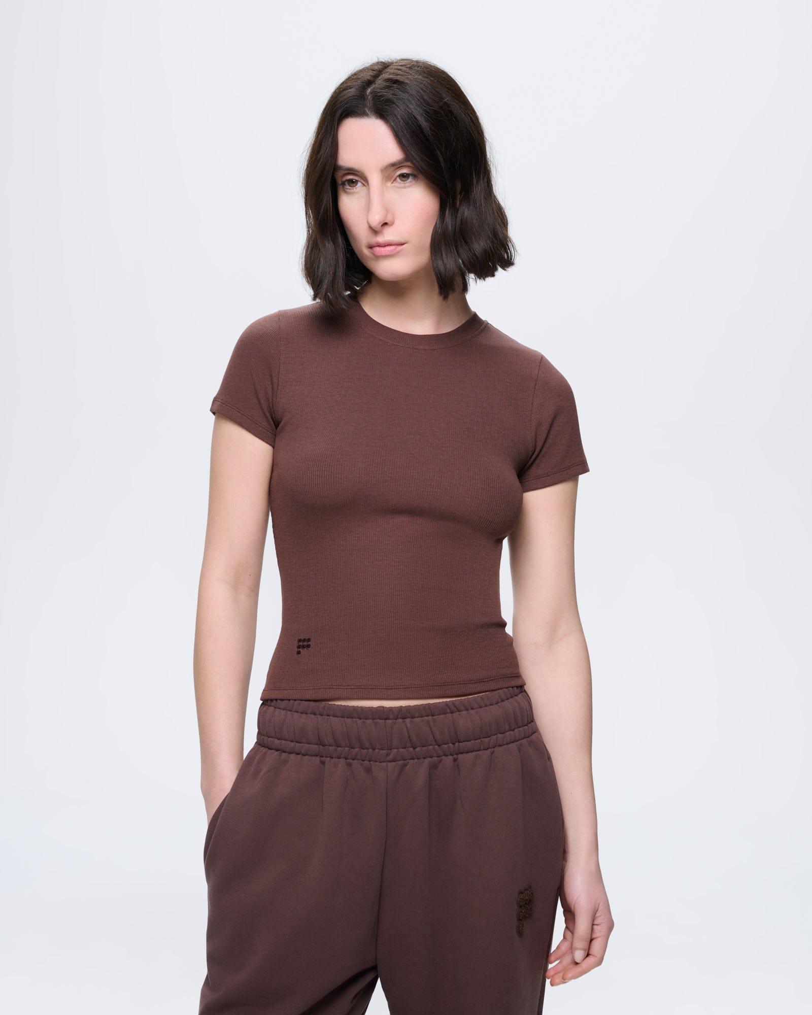 Womens Rib T-Shirt by PANGAIA