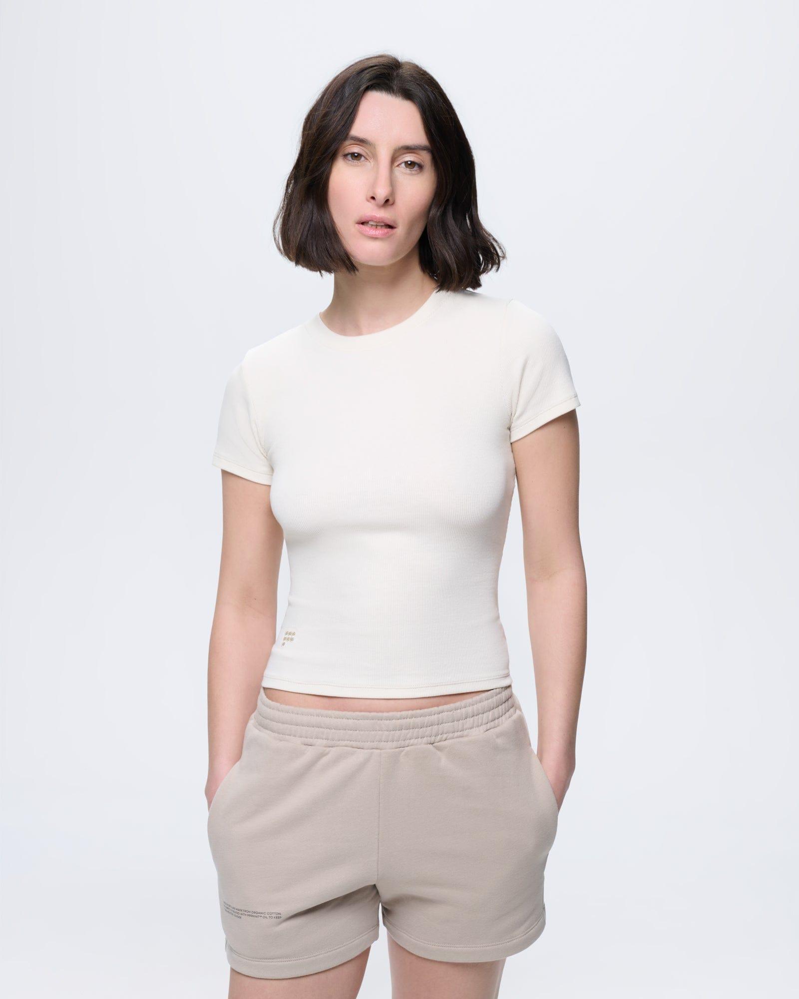 Womens Rib T-Shirt by PANGAIA
