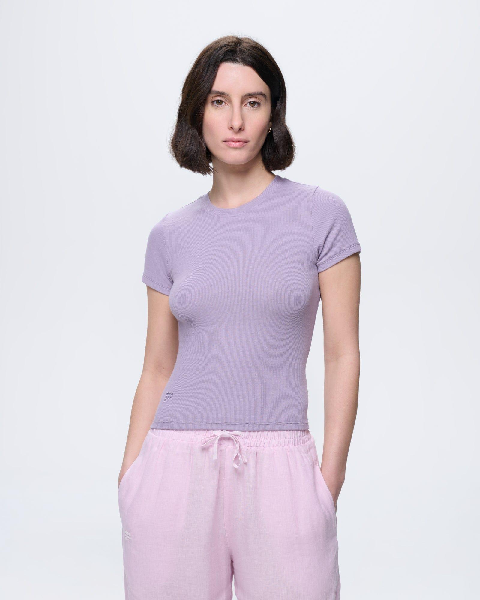 Womens Rib T-Shirt by PANGAIA