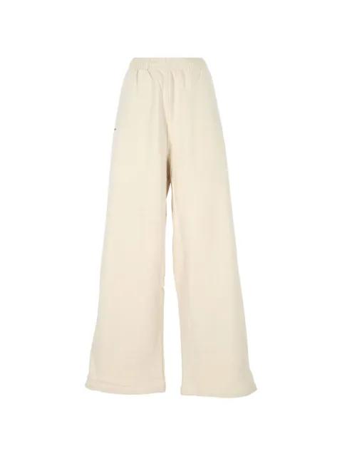 elasticated-waistband logo-print trousers by PANGAIA