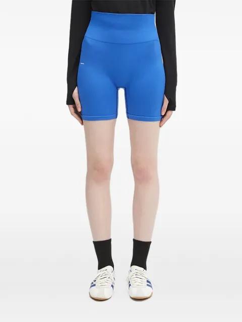 high-waisted compression shorts by PANGAIA
