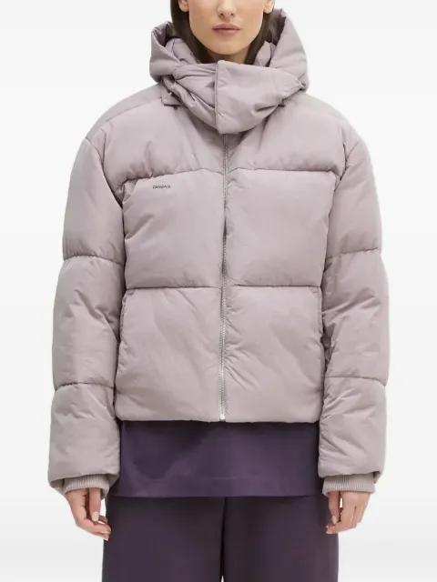 hoodied puffer jacket by PANGAIA
