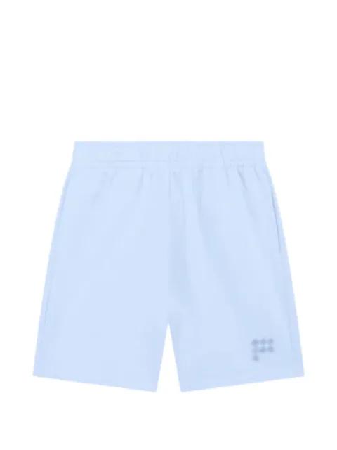 logo-patch cotton shorts by PANGAIA