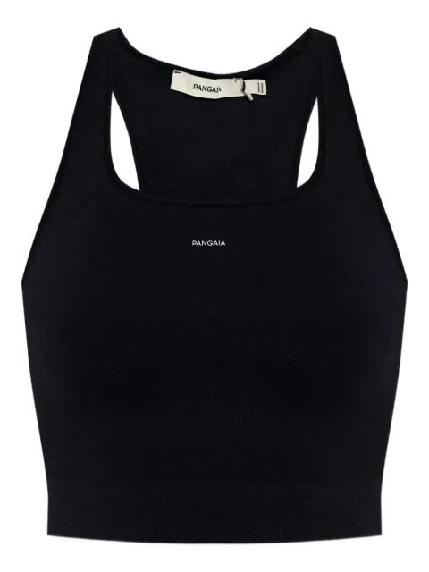 racer-back compression tank top by PANGAIA