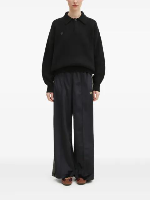 ribbed-cuffs polo shirt by PANGAIA