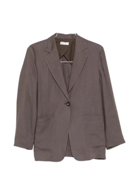 belted single-breasted jacket by PANICALE