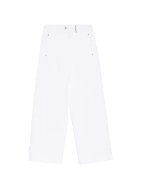button detail jeans by PANICALE