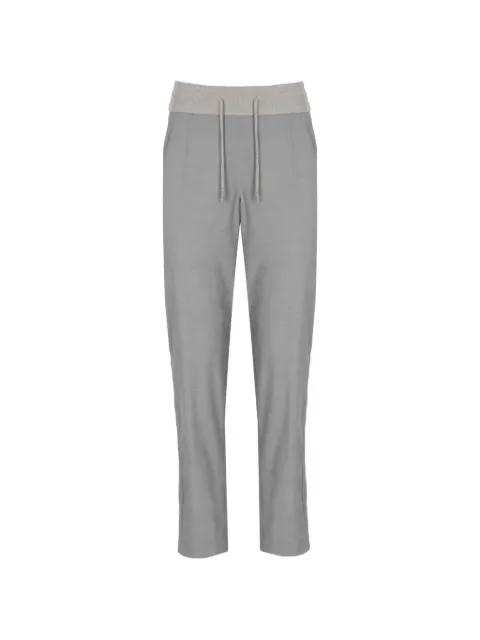 drawstring side-stripe trousers by PANICALE