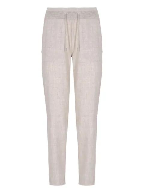 drawstring tapered trousers by PANICALE