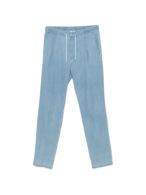 drawstring-waist pleated trousers by PANICALE