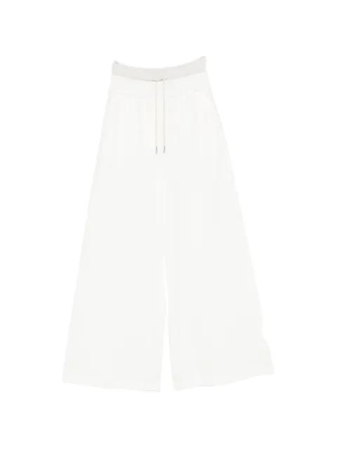 drawstring wide-leg trousers by PANICALE