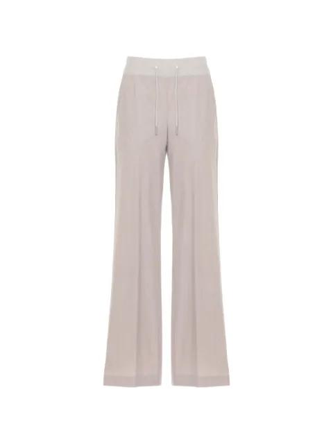 drawstring wide-leg trousers by PANICALE