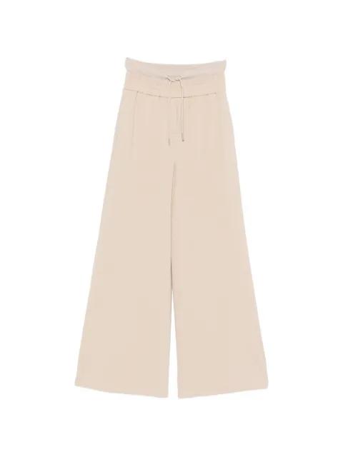 drawstring wide-leg trousers by PANICALE