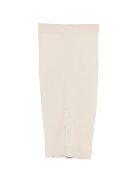 elasticated-waistband skirt by PANICALE
