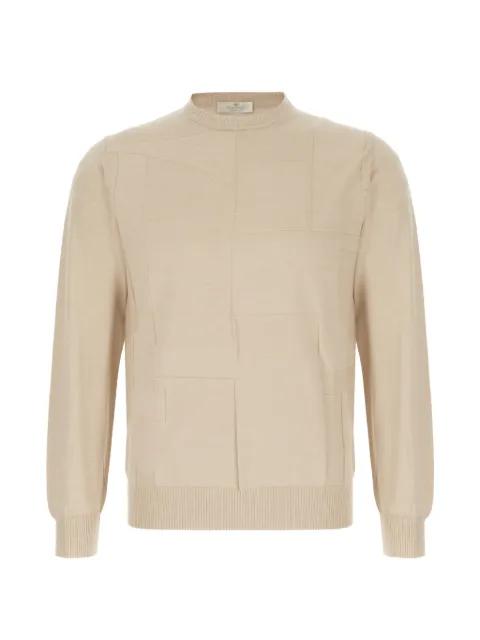 patchwork sweater by PANICALE