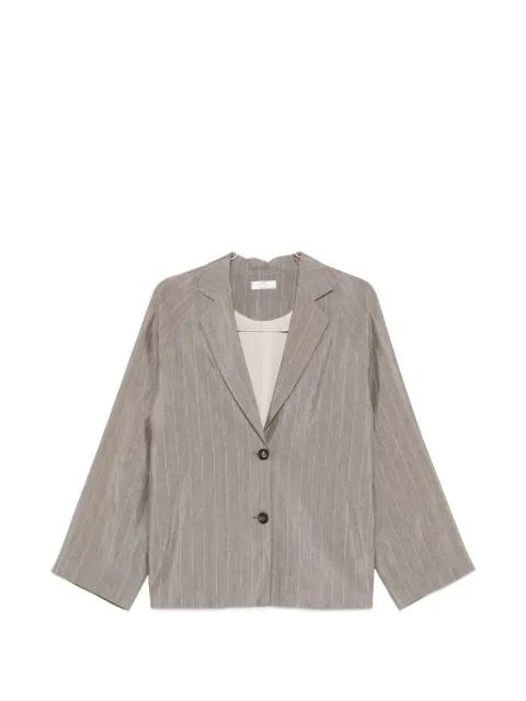 pinstripe-pattern notched-lapels jacket by PANICALE