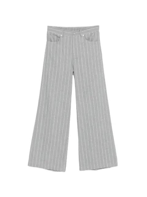 pinstripe wide-leg trousers by PANICALE