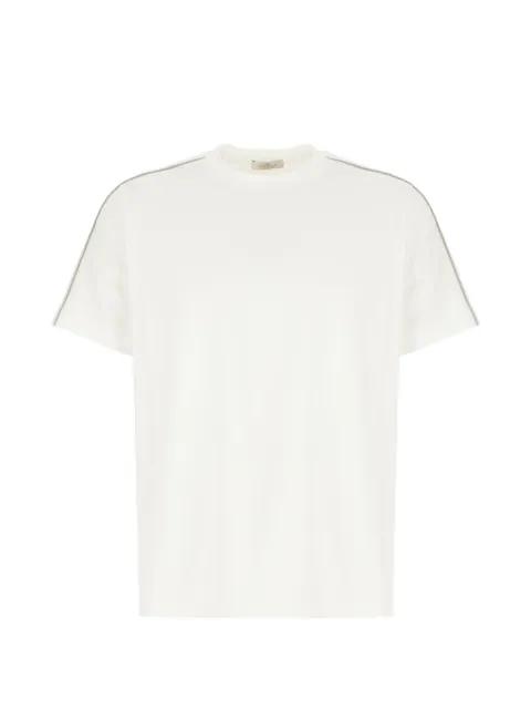piped-trim T-shirt by PANICALE