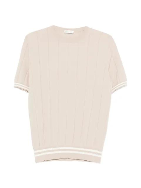 ribbed striped T-shirt by PANICALE