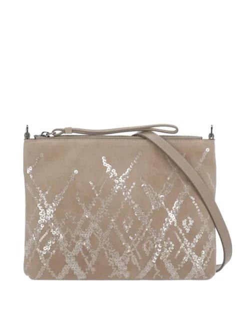 sequin-embellished crossbody bag by PANICALE