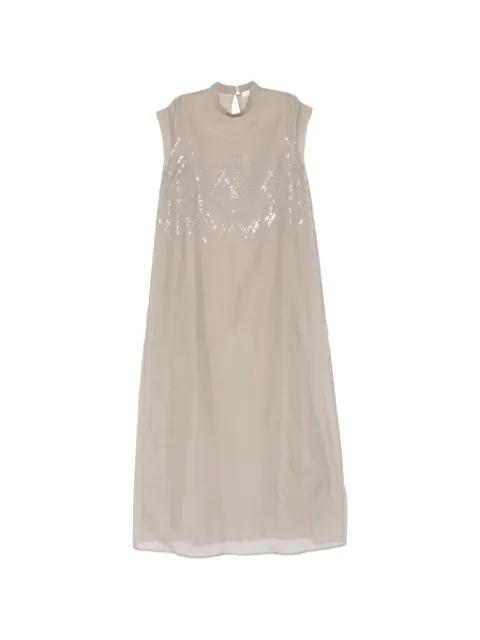 sequin-embellished maxi dress by PANICALE