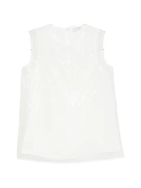 sequin-embellished sleeveless top by PANICALE