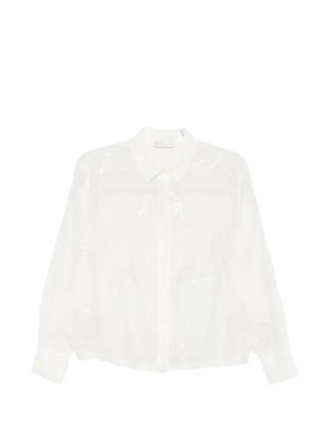 sequin-embroidered shirt by PANICALE