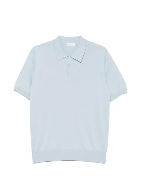 short-sleeve buttoned polo shirt by PANICALE