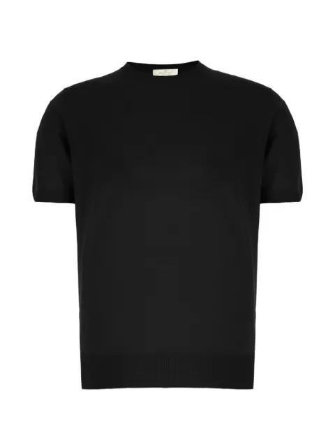 short-sleeve silk T-shirt by PANICALE