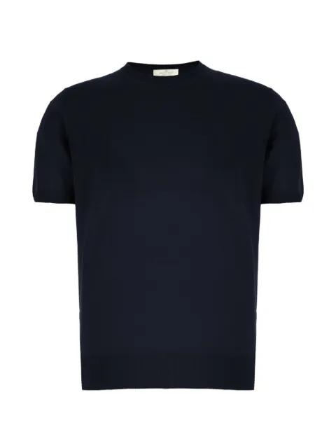short-sleeve silk T-shirt by PANICALE