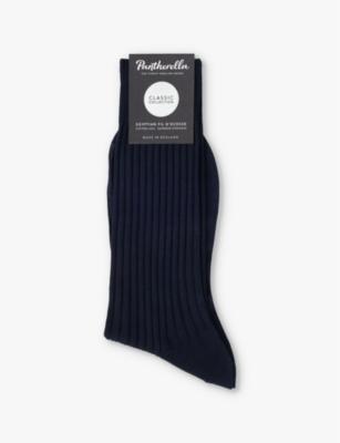 Danvers branded cotton-blend socks by PANTHERELLA