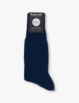 Laburnum branded wool-blend socks by PANTHERELLA