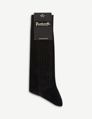 Short ribbed cotton socks by PANTHERELLA