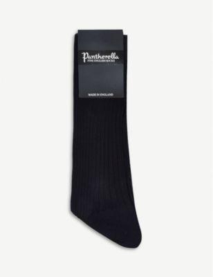 Short ribbed cotton socks by PANTHERELLA