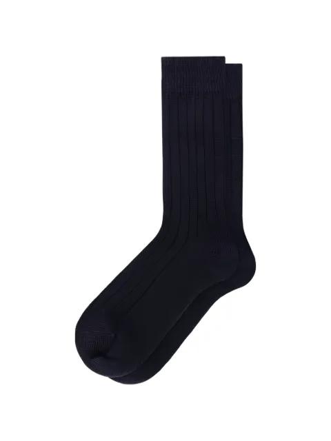 Tabitha ribbed-knit socks by PANTHERELLA