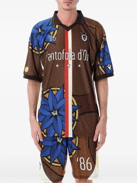 x Thebe Magugu short-sleeves T-shirt by PANTOFOLA D'ORO