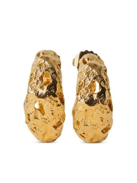 Galia cut-out hoop earrings by PAOLA SIGHINOLFI