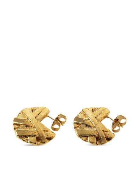 Icon small-hoop earrings by PAOLA SIGHINOLFI