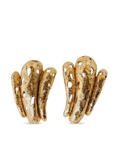Lis cut-out earrings by PAOLA SIGHINOLFI