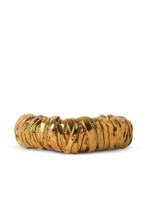 Wrap textured bracelet by PAOLA SIGHINOLFI
