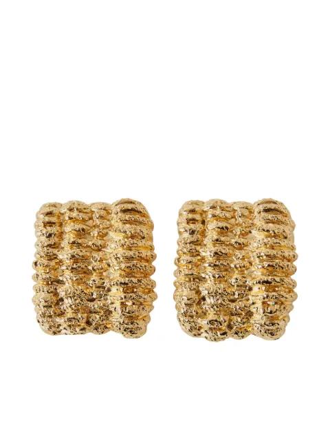 textured earrings by PAOLA SIGHINOLFI