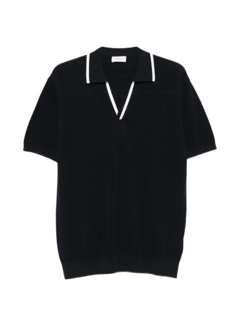 V-neck trim T-shirt by PAOLO PECORA