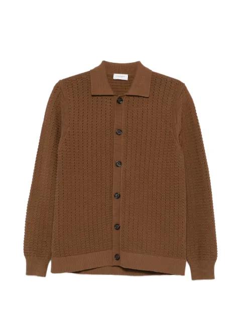 button knitted cardigan by PAOLO PECORA