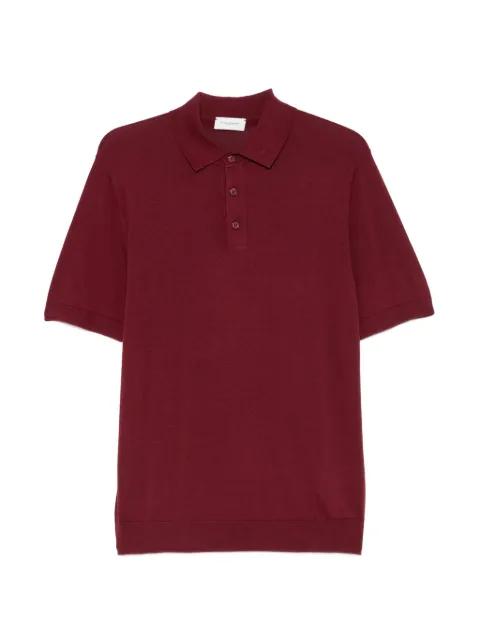buttoned panelled polo shirt by PAOLO PECORA