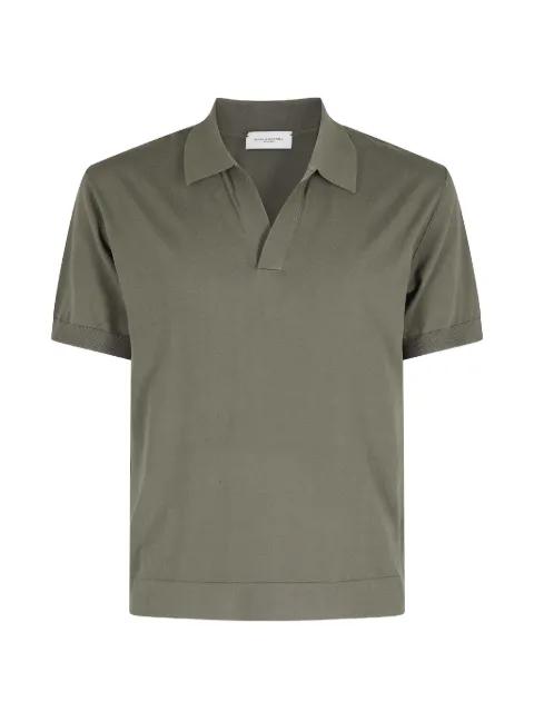 fine-knit V-neck T-shirt by PAOLO PECORA