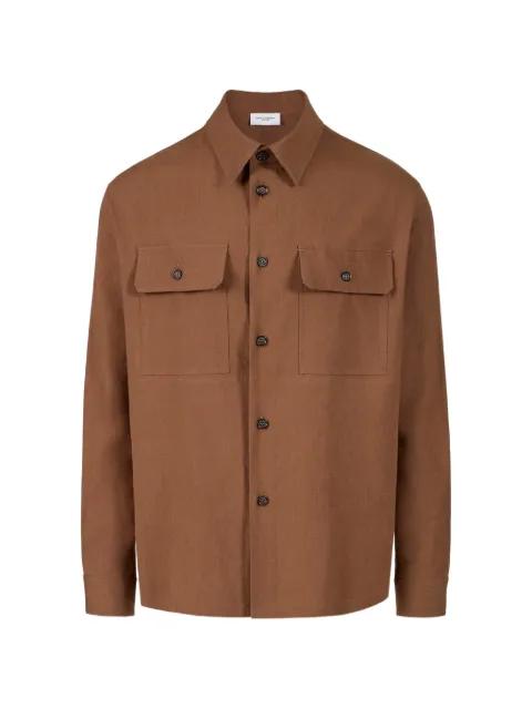 flap-pocket shirt by PAOLO PECORA